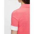 J.Lindeberg Women's June Golf Polo - Tropical Coral