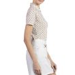 PXG Women's Harlequin Short Sleeve Polo Shirt - White