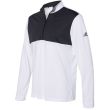Adidas Men's A280 UPF 1/4 Zip Jacket - White/Carbon