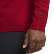 Nike Men's Tiger Woods Knit Crew Golf Sweater - Gym Red/Black