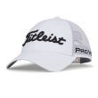 Titleist Men's Tour Performance Mesh Golf Cap - White/White/Black