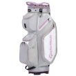 TaylorMade Women's Pro 8.0 Cart Bag - Gray/Purple