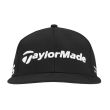 TaylorMade Men's Tour Flat Bill Golf Cap - Black