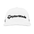 TaylorMade Men's Tour Flat Bill Golf Cap - White