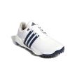 Adidas Men's Tour360 22 Golf Shoes - Cloud White/Collegiate Navy/Silver Metallic