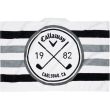 Callaway Golf Tour Cotton Towel - White/Black/Charcoal
