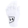 Under Armour Spieth Tour Glove Left Hand - White (For the Right Handed Golfer)
