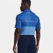 Under Armour Men's UA Playoff 2.0 Golf Polo - Victory Blue/Rush Red Tint