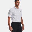 Under Armour Men's UA Iso-Chill Floral Dash Golf Polo - White/Black