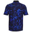 Under Armour Men's UA Iso-Chill Charged Camo Golf Polo - Bauhaus Blue/Black