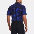 Under Armour Men's UA Iso-Chill Charged Camo Golf Polo - Bauhaus Blue/Black