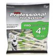 Pride Sports Professional Tee System (Pts) Pro Length Max 4" 101mm White/Green Tees - 12 Pcs