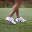 Adidas Women's Tour360 22 Golf Shoes - Cloud White/Silver Metallic/Turbo