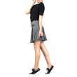 PXG Women's Solid Pleated Skirt - Grey