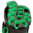 XXIO X EKS Waterproof Cart Bag - Black/Green