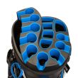 XXIO X EKS Waterproof Cart Bag - Black/Blue