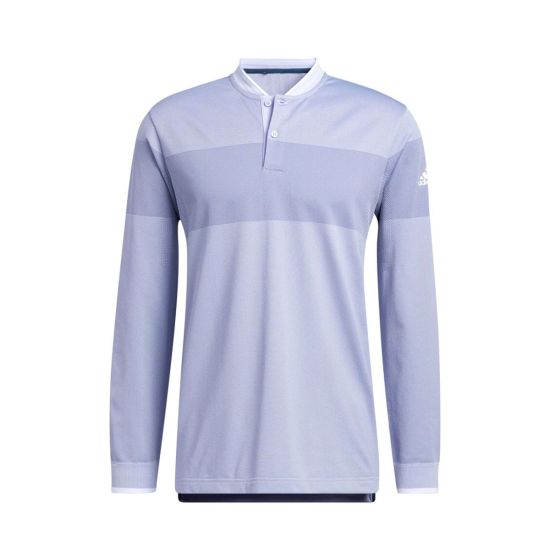 Adidas Men's Primeknit Golf Polo Shirt - Pvioton/Orbvio