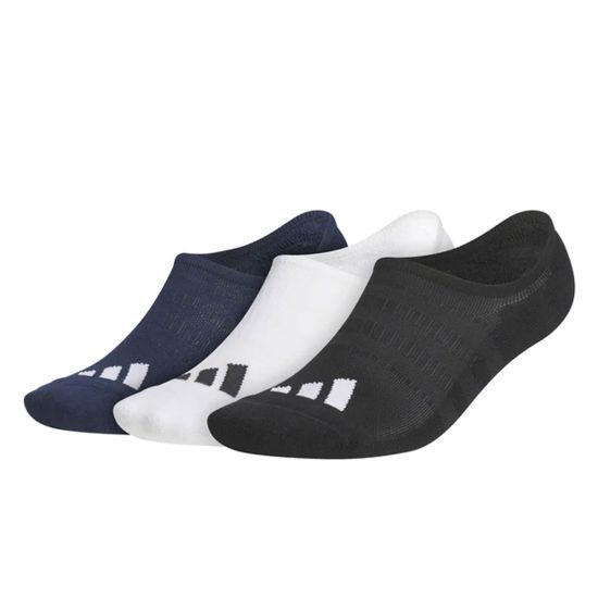 Adidas Men's No-Show Socks 3 Pairs - Multicolor