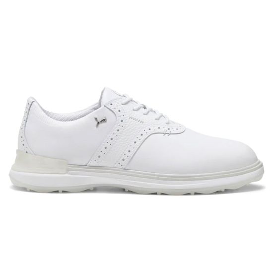 Puma Men's Avant Golf Shoes - Puma White/Ash Grey/Puma White