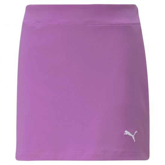 Puma Girls Solid Knit Golf Skirt - Mauve Pop