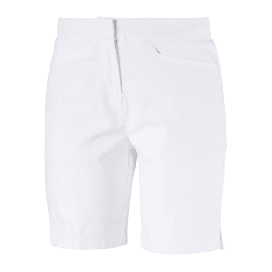 Puma Women's Pounce Bermuda Golf Shorts - Bright White