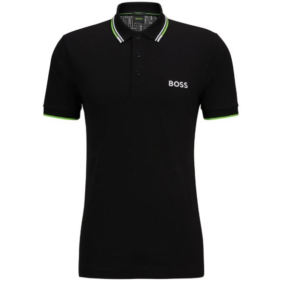 Hugo Boss Men's Paddy Pro Golf Polo - Black