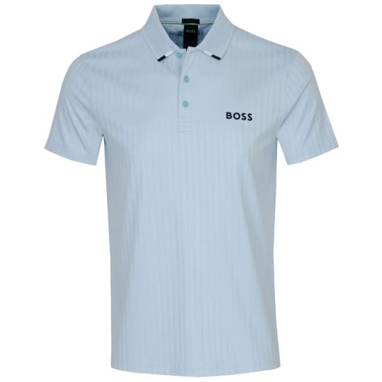 Hugo Boss Men's PaddyTech Golf Polo - Open Blue
