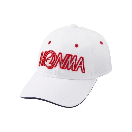 Honma Logo Cap - White/Red