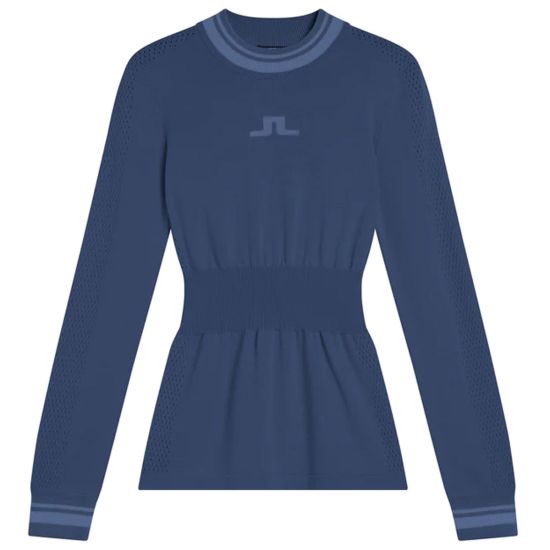J.Lindeberg Women's Bree Knitted Golf Sweater - Estate Blue