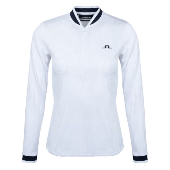 J.Lindeberg Women's Leonor Golf Mid Layer Sweater - White