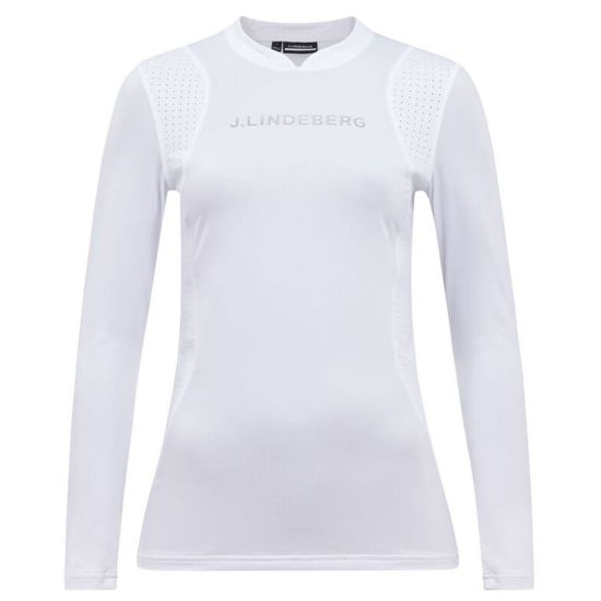 J.Lindeberg Women's Zowie Compression Top - White