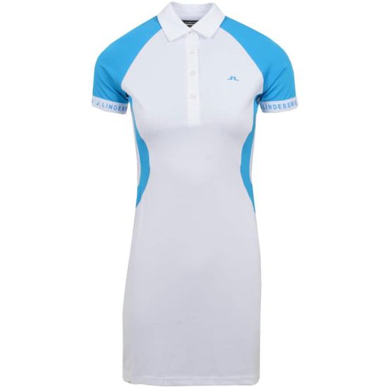 J.Lindeberg Women's JILL Jersey Golf Dress - White 
