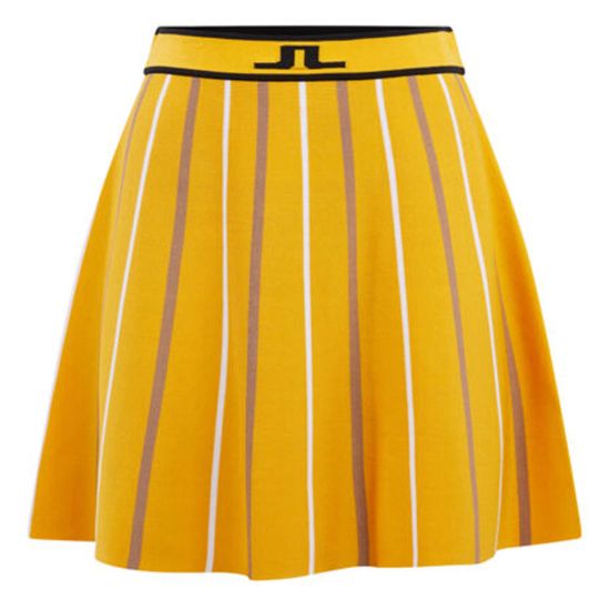 J.Lindeberg Women's River Knitted Golf Skirt - Daylily