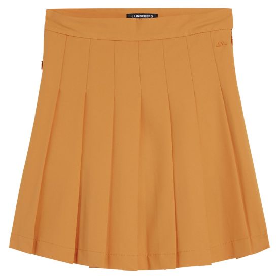 J.Lindeberg Women's Adina Golf Skirt - Russet Orange