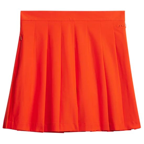 J.Lindeberg Women's Adina Golf Skirt - Tangerine Tango