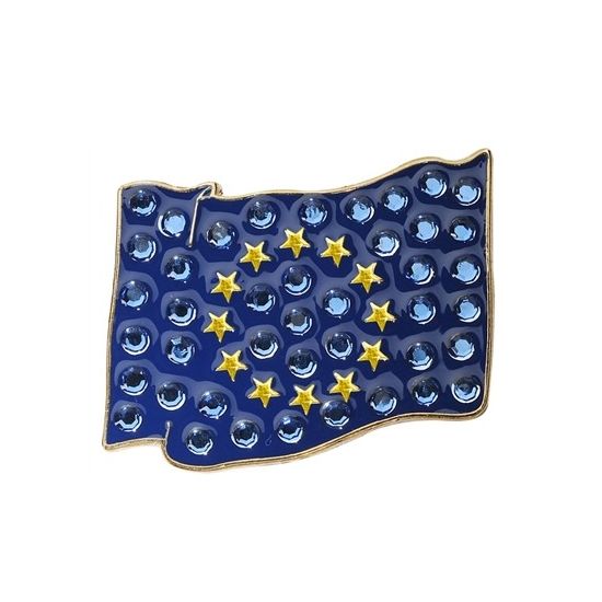 Navika European Union Flag Swarovski Crystal Ball Marker