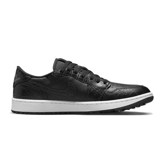 Nike Men's Air Jordan 1 Low G Golf Shoes - Black/Black-Iron Grey-White