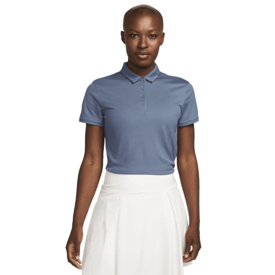 Nike Women's Dri-FIT Victory Golf Polo - Diffused Blue/White
