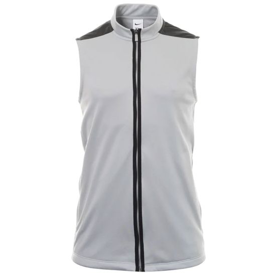 Nike Men's Therma-FIT Victory Golf Vest - Light Smoke Grey/Black/White