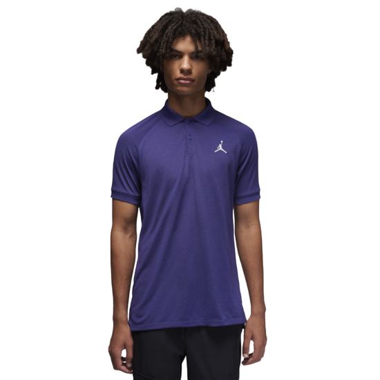 Nike Men's Jordan Dri-Fit Sport Golf Polo - Purple/Sail
