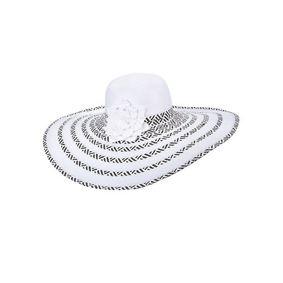 Scala Women's Paper Braid Headwear - White