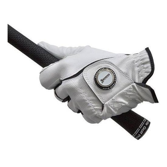 Srixon Women's All Weather Ballmarker Glove Left Hand (For the Right Handed Golfer) - White