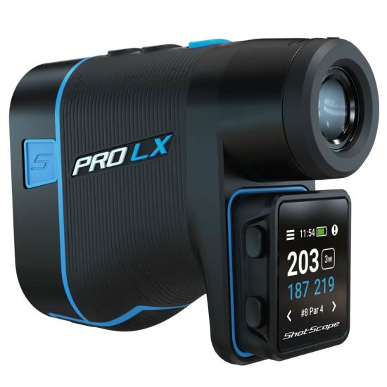 Shot Scope Pro LX + Blue GPS Rangefinder - 2nd Generation