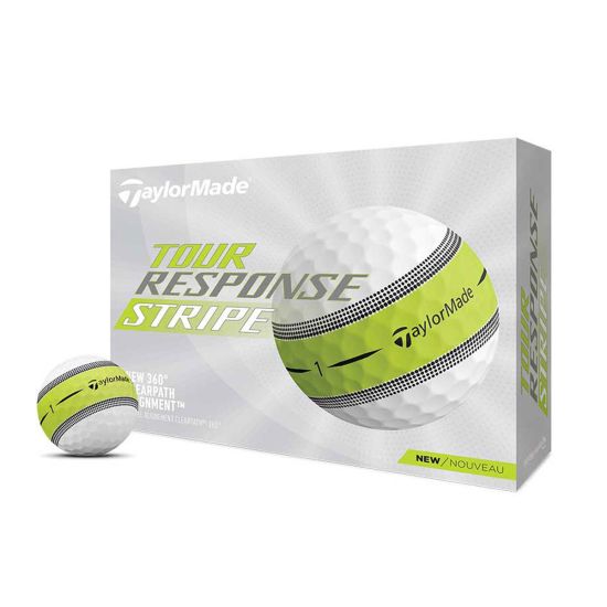 TaylorMade Tour Response Stripe Golf Balls 1 Dozen