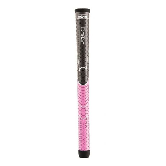 Winn Ladies Dri-tac Undersize .580 Grip (-1/16") - Gray/Pink