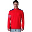 Adidas Competition Quarter Zip Golf Sweater - Scarlet/Dark Slate