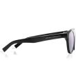 Henrik Stenson Daylight Shiny Black Sunglasses - Dark Grey Gradient Lens
