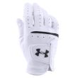 Under Armour Strikeskin Tour Glove Left Hand (For The Right Handed Golfer) - White