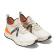 Cole Haan Men's ZeroGrand Overtake Golf Shoes - Ivory/Silver Bright Tangelo
