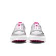 Cole Haan Women's GrandPrø AM Golf Sneaker Shoes - Micro/Sleet/Optic White/Festival Fuchsia